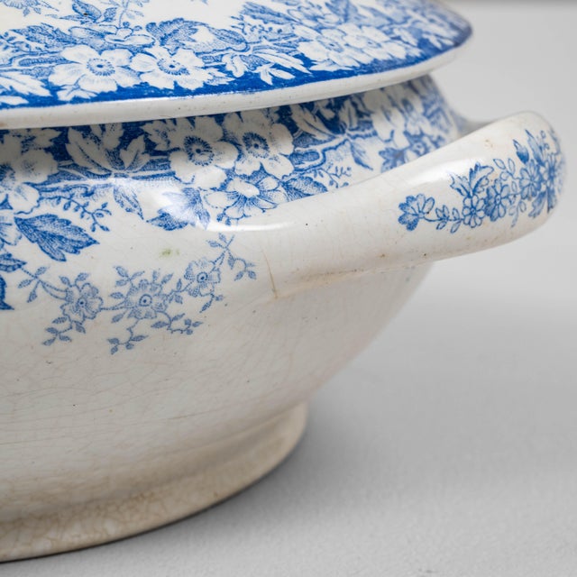 20th Century Dutch Special Edition Porcelain Tureen With Lid For Sale - Image 13 of 18