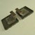 Brutalist Bronze Square Push Pull Door Handles with Geometric Reliefs, 1970s, Set of 2 For Sale - Image 6 of 8