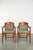 This unique set of 8 dining chairs from the Art Nouveau/Jugendstil series by Schuitema with suede upholstery. : This...