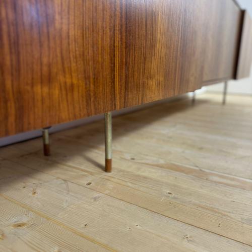 Brown Vintage Sideboard in Rosewood by Ib Kofod-Larsen, Denmark, 1960s For Sale - Image 8 of 12