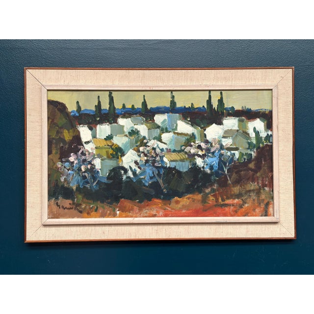 Tage Gavik, Almuñécar, Spain, 1960s, Oil on Canvas, Framed For Sale - Image 5 of 18