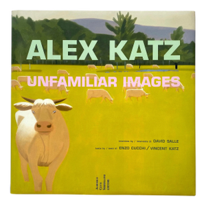 Alex Katz " Unfamiliar Images " Vintage First Edition Lithograph Print Large Hardcover Pop Art Book
