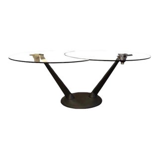Hula Op Italian Glass Table For Sale