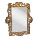 Charles Pollock for William Switzer Dramatic Carved Baroque Mirror For Sale