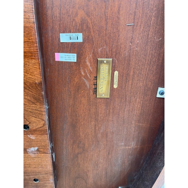 Vintage Stickley Pedestal Table Solid Cherry Clover Pattern Kitchen Game Room For Sale - Image 11 of 13