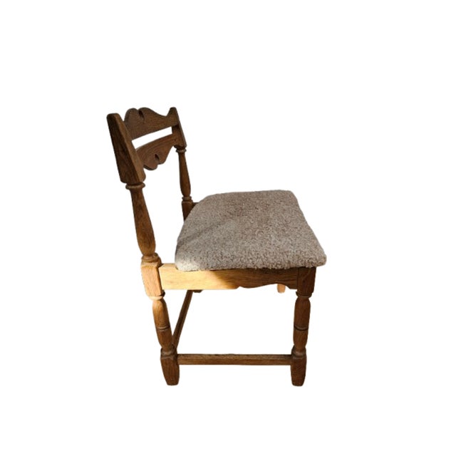 Vintage Danish Oak Dining Chairs by Henning Kjærnulf, 1960s, Set of 6 For Sale - Image 4 of 8