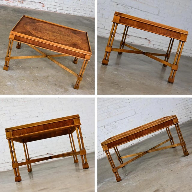 MidLate 20th Century Baker Furniture Campaign Style Rectangular End