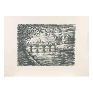 Michele De Meo, View of Rome, 1990s, Lithograph For Sale