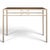 Goldenrod Modern Console Table in Wood and Metal For Sale - Image 8 of 8