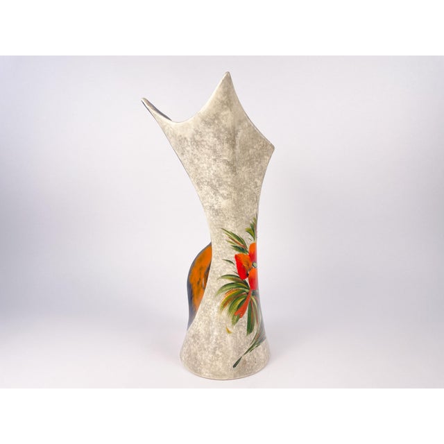 Ceramic Tess Villenauxe Sculptural Ceramic Vase, France, c.1960s For Sale - Image 7 of 13