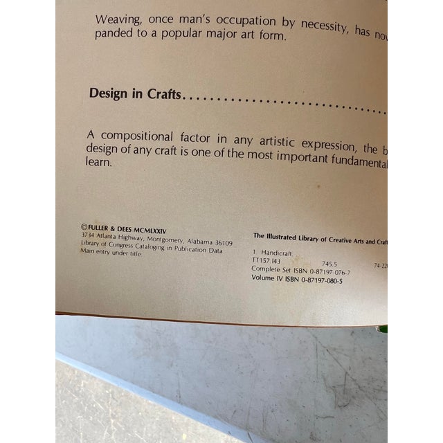 1970s Art & Craft Hardcover Books- Set of 4 For Sale In West Palm - Image 6 of 11