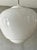 Glass Large Czech Opaline Pendant Light by Napako, 1960s For Sale - Image 7 of 10