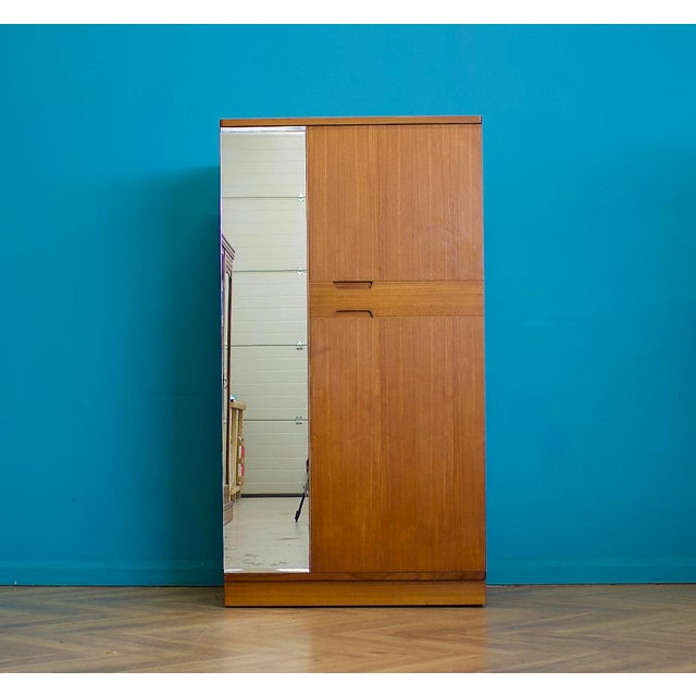 Mid-Century Modern Mid-Century Modern Teak Wardrobe from Uniflex, 1960s For Sale - Image 3 of 12