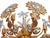 Mid-Century Modern Large Floral Chandelier in Brass and Crystal Glass by Ernst Palme for Palwa, 1970s For Sale - Image 3 of 9