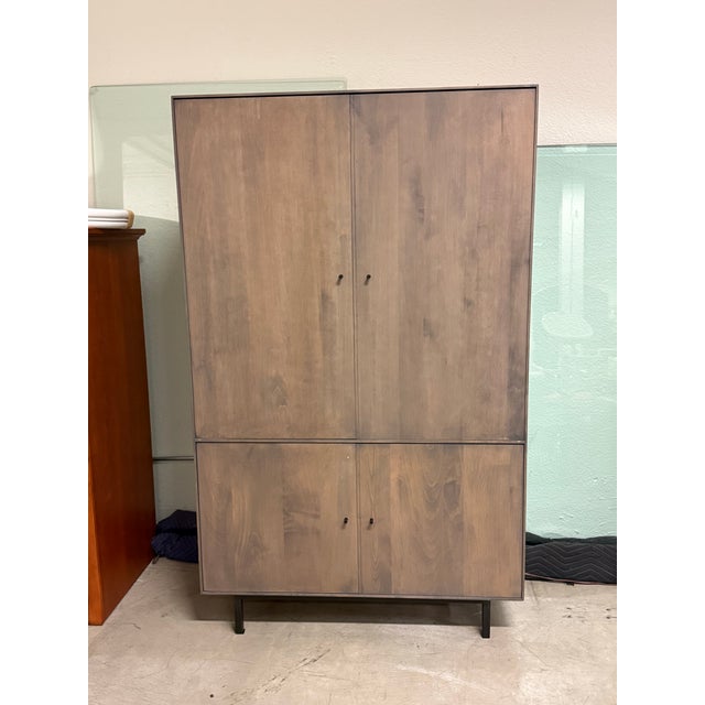 Design Plus Gallery presents the Hudson Collection Storage Cabinet from Room & Board. The tall cabinet has a streamlined...
