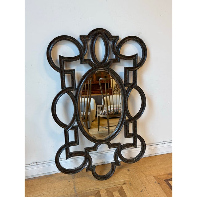 Theodore Alexander Interwoven Wall Mirror For Sale In San Francisco - Image 6 of 12