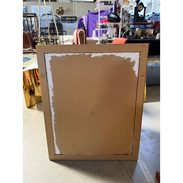 PeterKeil Signed Original Unique Flowers Neon Orange Paper Framed Rare 24x32 This item is an original oil painting on...