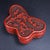 Chinese Vintage Chinese Carved Cinnabar Lacquer Box – Butterfly Form With Plum Blossom Motif For Sale - Image 3 of 10