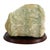 Mid 20th Century Rough Natural Fluorite Mineral Specimen on Wooden Display Base For Sale - Image 5 of 7