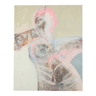 Human Leg, Oil & Acrylic on Canvas For Sale