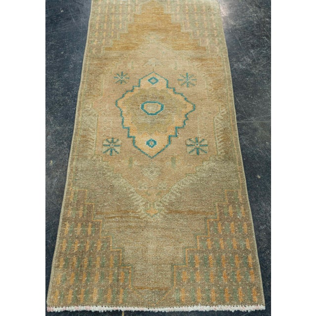 Turkish Mini Rug Oriental Hand Knotted Vintage Rug 1'5" x 3'1" #20767 Explore a curated collection of hallway runners,...