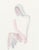 XLKatnip3 by Steve Kim | Colored Pencil and Watercolor of a seated figure with soft outlines For Sale