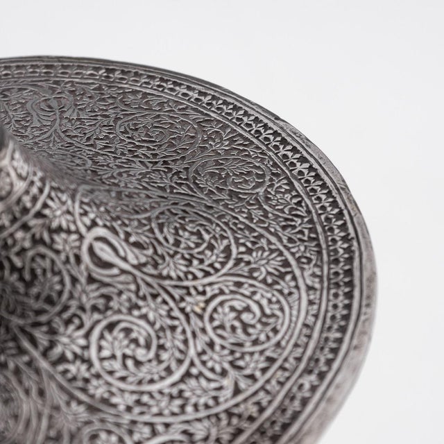 Antique 20th Century Indian Silver Shawl Wine Goblets, 1900s, Set of 2 For Sale - Image 3 of 18