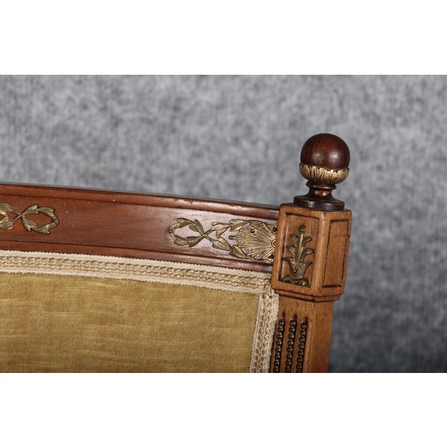 Set of Antique Empire Armchairs with Bronze Applications, 1800 For Sale - Image 14 of 18