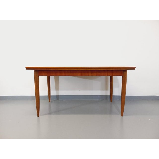 Vintage Scandinavian Style Dining Table in Teak, 1960s For Sale - Image 16 of 18