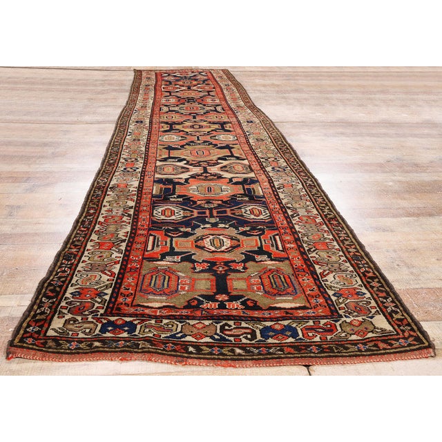 Late 19th Century Persian Malayer Rug, 03'03 X 16'04 For Sale In Dallas - Image 6 of 10