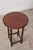 Antique English Round Oak Barley Twist Table With Scalloped Edge For Sale - Image 4 of 8