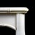 Fretwork Faux Bamboo White Dining Table For Sale - Image 4 of 5