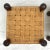 Vintage Woven Jute and Mahogany Stools - Set of 3 For Sale In Los Angeles - Image 6 of 12