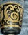 Vintage Culver LTD Ebony Baroque Gold Lowball Glasses - Set of 3 For Sale - Image 12 of 12