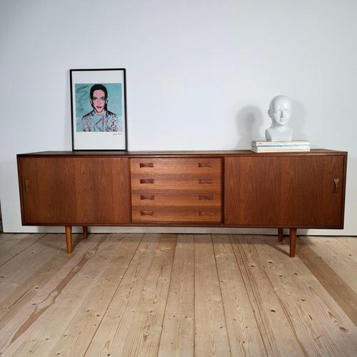 Wood Teak Sideboard from Clausen & Søn For Sale - Image 7 of 7
