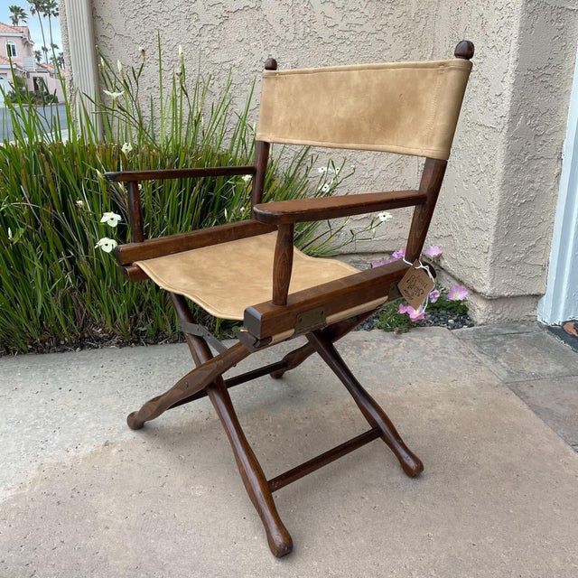 1960s Folding Directors Camp Chair by Gold Medal Co Racine Wi Chairish