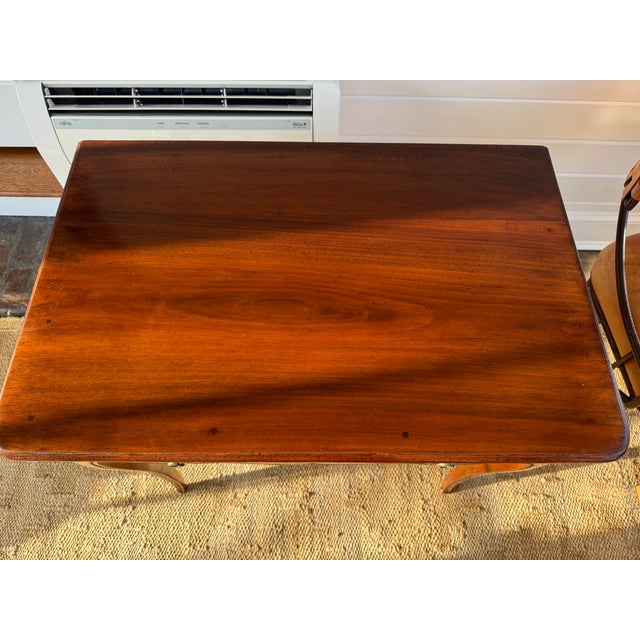 Antique Walnut French Transition Table For Sale - Image 11 of 18