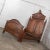 Wood Antique Victorian Full Size Bed Tall Lincoln Style Walnut & Burl Walnut Hand Carved For Sale - Image 7 of 13