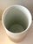 Bo Jia for Middle Kingdom White & Sand Lava-Like Glaze Porcelain Cylinder Vase For Sale - Image 4 of 6
