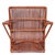 Wood 1930s Art Deco Presidents Nantucket Stick Walnut Finished Reed Rattan Livingroom Set, 4 Pieces For Sale - Image 7 of 10