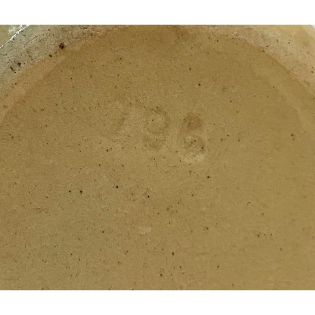 Six Antique Yellowware Spongeware Oatmeal Cereal Custard Bowls For Sale In San Francisco - Image 6 of 6