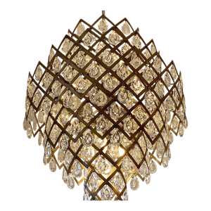 Corbett Lighting Modern Cut Crystal Viennese 11 Light Tiara Chandelier