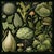 Set of 15 - 90' X 54' Evergreen Organic Modern Gallery Wall Installation Botanical Prints - Dark Green, Unframed For Sale - Image 15 of 17