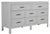 Bermuda Eight-Drawer Dresser - Light Gray For Sale - Image 9 of 9