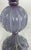 Mediterranean 1950s Soft Lavender/ Gold Flecked Venetian Blown Glass Table Lamp For Sale - Image 3 of 12