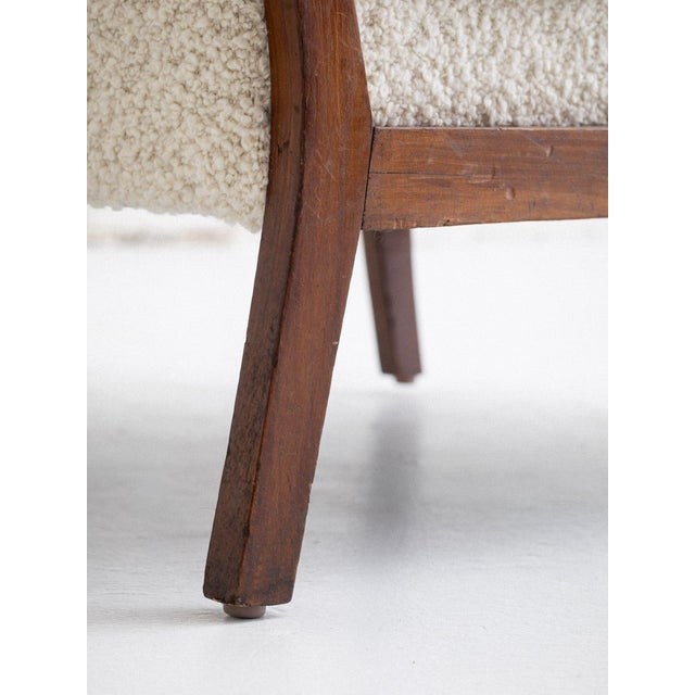 Wood Mid-Century Italian Armchair in the Style of Paolo Buffa For Sale - Image 7 of 13