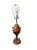 Wood Pair of Vintage 1990s Acorn Table Lamps With Wrought Iron Oak Leaves – Quality Wood & Metal For Sale - Image 7 of 14