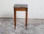 French French Neoclassical Style 19th Century Wooden Table with Grey Veined Marble Top For Sale - Image 3 of 12