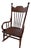 Antique Early American Oak Windsor Children’s Rocker For Sale