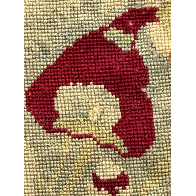 French Needlepoint Chair Cover Tapestry, 1890s For Sale - Image 18 of 18